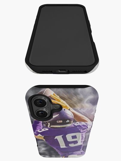 Adam Thielen Minnesota Vikings Illustration  iPhone Case