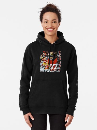 Nick Bosa Vertical Collage Pullover Hoodie
