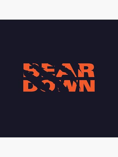 Chicago Bears - Bear Down - Claw Tear Pillow