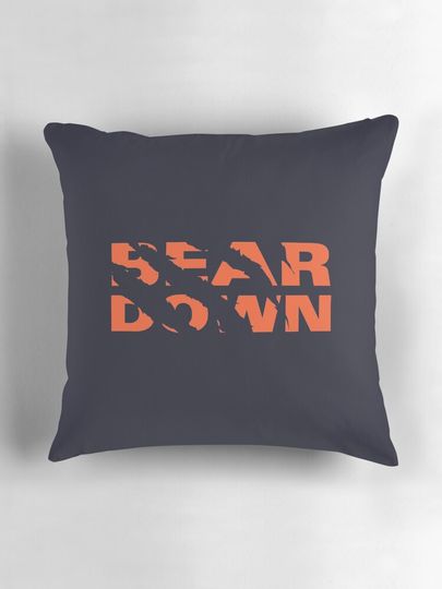 Chicago Bears - Bear Down - Claw Tear Pillow