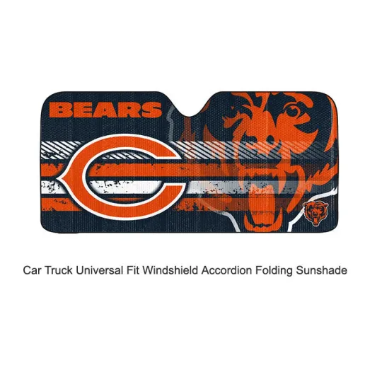 football Chicago Bears Car Truck Front Windshield Accordion SunShade Large Size