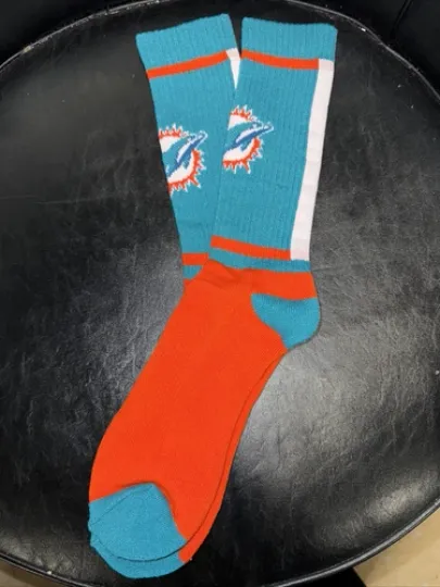 Miami Dolphins football Socks,  Playoff Bound