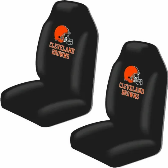 Cleveland Browns Car Seat Covers High Back Licensed Pair Universal SUV