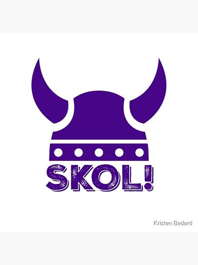 SKOL! Minnesota Vikings Chant Pillow
