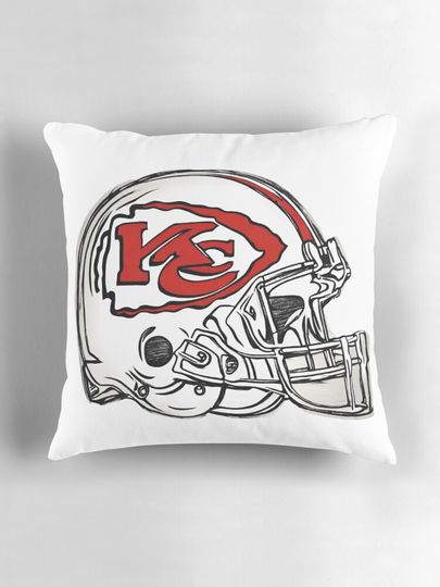 Kansas City Chiefs Helmet  Pillow
