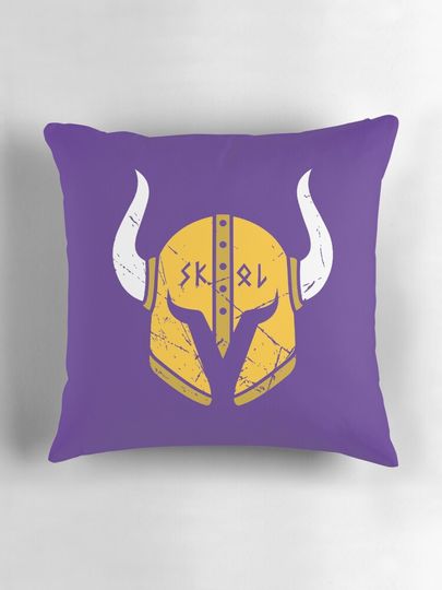 Minnesota Vikings Skol Helmet Pillow
