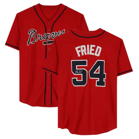 Max Fried #54 Star Signed Baseball Jersey , Gift For Fan