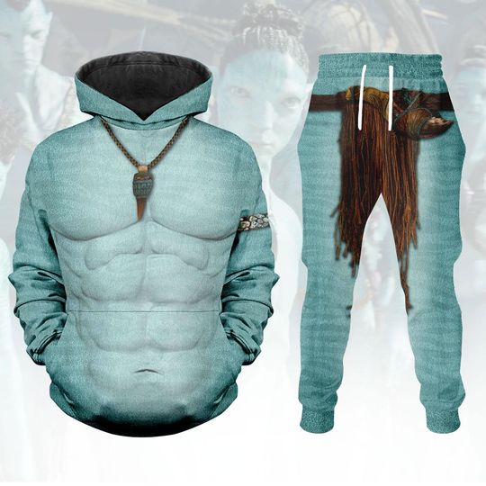 Discover Aonung Costume Hoodie, Disney Avatar Cosplay Joggers, The Way of Water