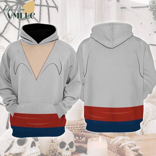 Discover The Little Mermaid Prince Eric All Over Print Costume Hoodie, Prince Eric Shirt, Little Mermaid Cosplay, Prince Eric Costume Tshirt Hoodie