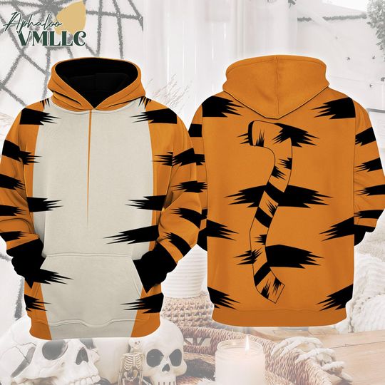 Winnie The Pooh Tigger Halloween Cosplay Hoodie