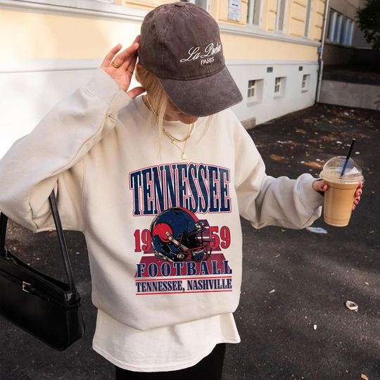 Discover Vintage 90s Tennessee Football Sweatshirt, Tennessee Football shirt,Volunteers Shirt,Titans Game Day Shirt,Football Mom Shirt,Sport Gear Tee