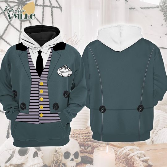 Haunted Mansion Butler 3D All Over Print Tee Sweatshirt Hoodie