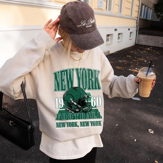 Discover Vintage 90s style New York Football sweatshirt, Football shirt, New York football Crewneck tshirt, Game day Football,American football tee
