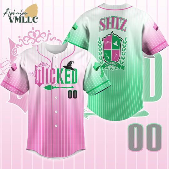 Wicked Movie Baseball Jersey, Wicked Together Were Unlimited, Defy Gravity
