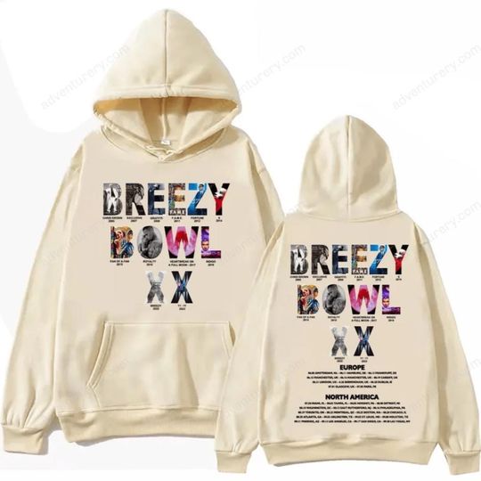 Chris Brown Breezy Bowl XX Tour 2025 Hoodie