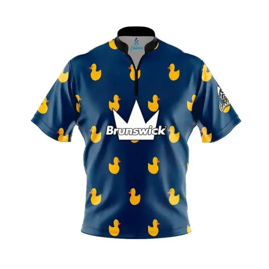 Brunswick Rubber Duck Fast Track CoolWick Bowling Jersey