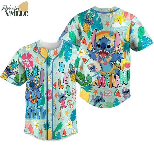 Discover Stitch Summer Trip Baseball Jersey, Lilo And Stitch Shirt, Family Trip 2025, Magic Kingdom, Stitch Aloha Stitch Jersey, Summer Vacation Tee