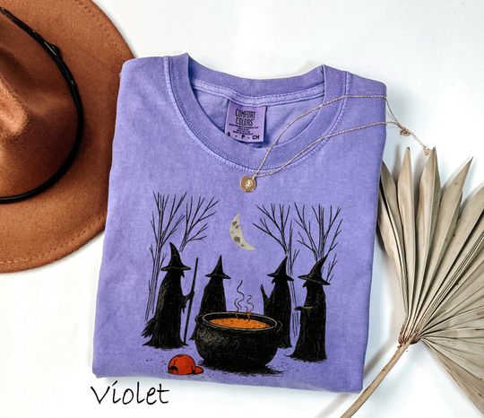 Discover Comfort Colors Anti Trump Shirt, Spooky Witch Halloween Trump Sweatshirt, Protest Shirt, Human Rights Shirt, Social Justice Feminist Tee