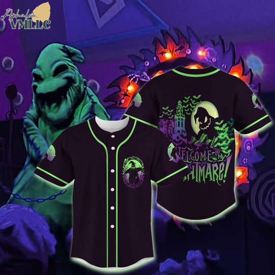 Oogie Boogie Halloween Baseball Jersey