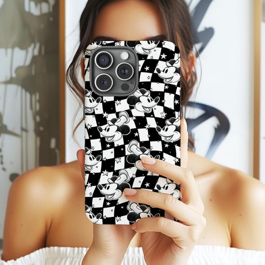 Steamboat Willie Mickey Mouse iPhone Case - Cartoon Character Protective Cover