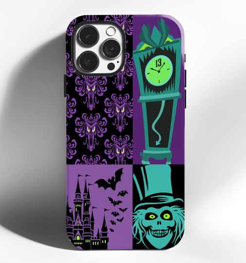 Haunted Mansion Halloween Tough iPhone Case - Disney Spooky Disney Fan Cover for iPhone