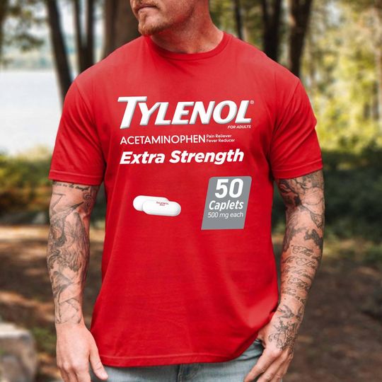 Discover Tylenol Medicine Shirt, Pharmacist Halloween Costume Cosplay, Tylenol Does Not Cause Autism Shirt, ASD Support, Anti-Trump, Anti-RFK Tee