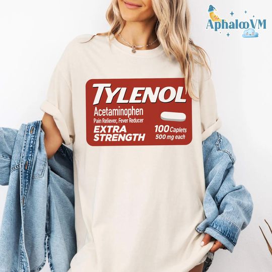 Discover Tylenol Shirt, Tylenol Does Not Cause Autism Shirt, Anti-Trump Anti-RFK Tee, ASD Support, Neurodiversity For Dummies Tee