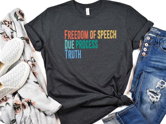 FDT Anti-Trump Unisex V-Neck T-Shirt Protest Political Statement Tee