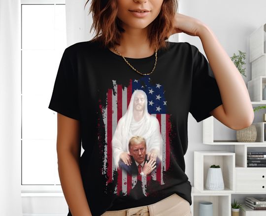 Discover Trump Assassination T-Shirt, Donald Trump Shooting Tee, Jesus Is The Savior Shirt, Veteran Trump Tee, Make America Great Shirt