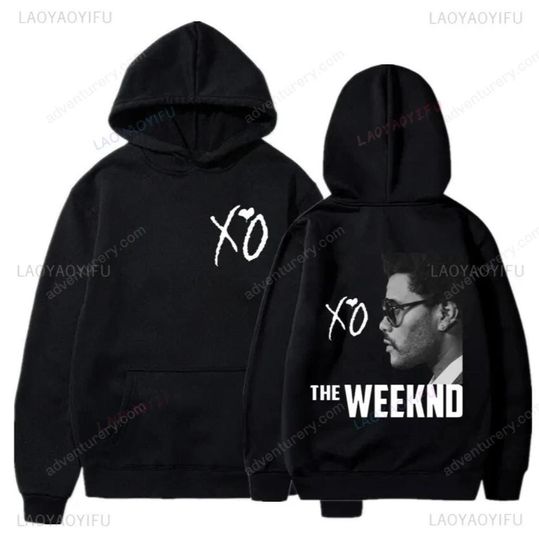 Men's Fashion Pullovers Hoodie Weeknds XO Albums Print Unisex Softstyle Vintage Hip Hop Hoodies