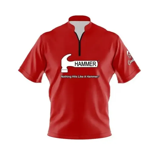 Hammer Plain Red Fast Track CoolWick Bowling Jersey