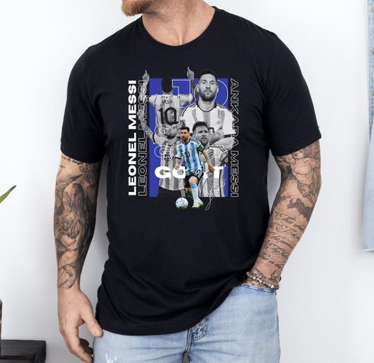 Discover Lionel Messi Soccer Tee: Adult Unisex T-Shirt
