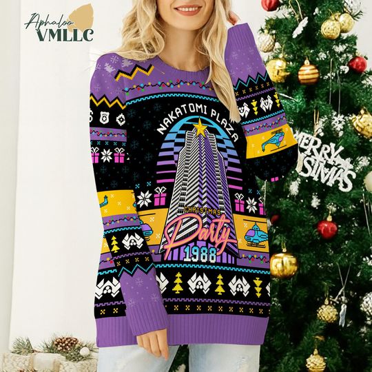 Discover Movie Sweater, Ugly Christmas Sweater, Die Hard, Movie Sweatshirt, Christmas Gift