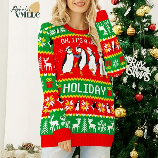 Mary Poppins Penguin Ugly Sweatshirt | Ugly Christmas Sweatshirt