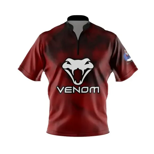 Discover Motiv Lethal Venom Red Xpress Ship Rocket Bowling Jersey