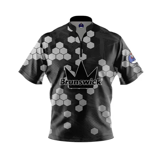Discover Brunswick Monochrome Xpress Ship Rocket Bowling Jersey