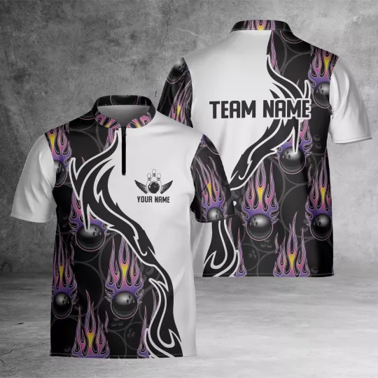 Discover Personalized Bowling Team Bowling Jersey Shirt S-5XL