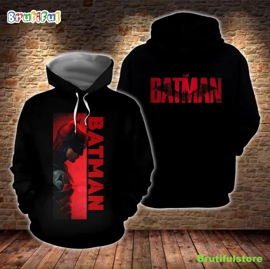 The Batman Robert Pattinson Gift Hoodie 3D Printed