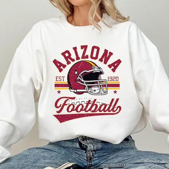Discover Vintage 90s style Arizonna Football sweatshirt, Football shirt,Arizonna football Crewneck tshirt, Game day Football,American football tee