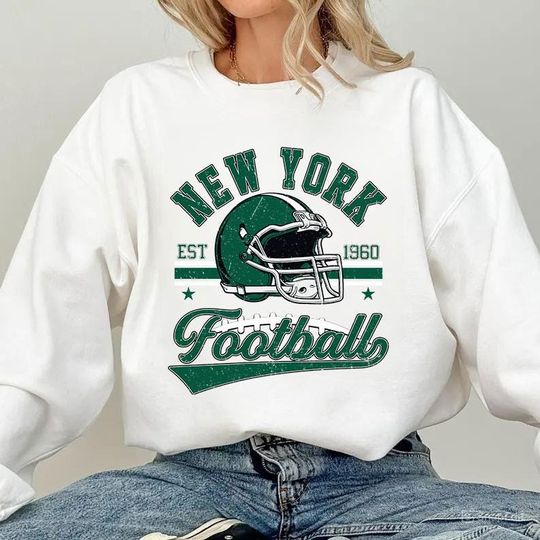 Discover Vintage 90s style New York Football sweatshirt, Football shirt, New York football Crewneck tshirt, Game day Football,American football tee
