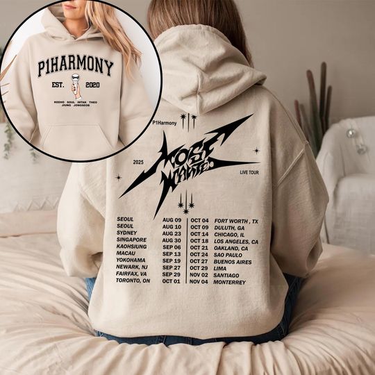 Discover 2025 P1Harmony LIVE TOUR P1ustage H Most Wanted Hoodie, P1Harmony Duh! Album Shirt, P1Harmony Live Tour 2025 Shirt, P1Harmony Members