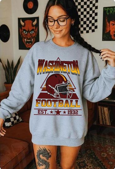 Discover Washington Football Sweatshirt,Washington Game Day Shirt,Washington Shirt,Sunday Football Shirt,Trendy Washington Football Fan Shirt