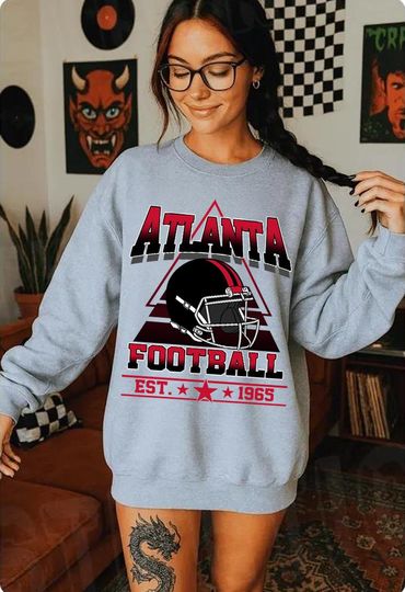Discover Atlanta Football Sweatshirt,Atlanta Game Day Shirt,Atlanta Shirt,Sunday Football Shirt,Trendy Atlanta Football Fan Shirt