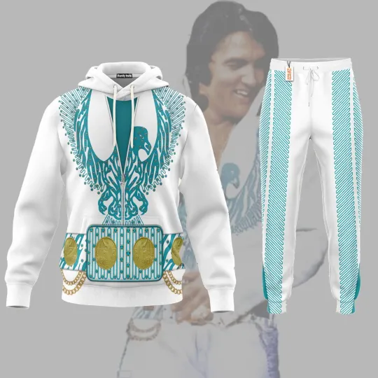 Discover Elvis Turquoise Phoenix - Costume Cosplay Hoodie Sweatshirt Sweatpants ELHS40