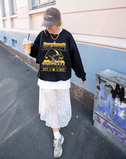 Discover Pittsburgh Football Team Sweatshirt, Game Day Sweatshirt, Football Fan Gift