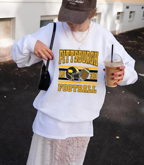 Discover Pittsburgh Football Team Sweatshirt, Game Day Sweatshirt, Football Fan Gift