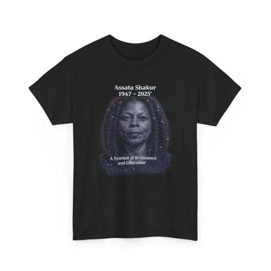 Discover Assata Shakur Memorial T-Shirt, RIP Assata Shirt, Activist Tee, Tribute Top,