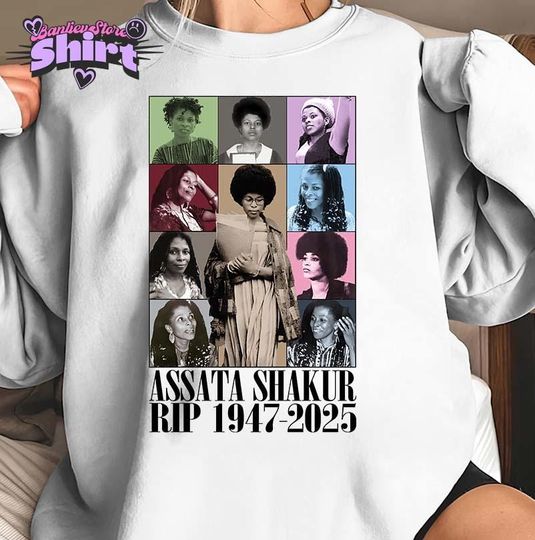 Discover Assata Shakur Rip Shirt, Assata Shakur Revolutionary T-Shirt, Black History shirt, Civil Rights shirt, Black Leaders t-shirt