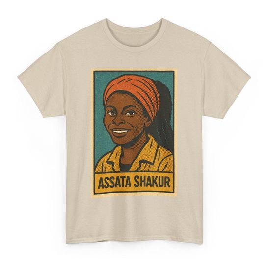 Discover Assata Shakur T-Shirt: Retro Comic Style Activist Tee