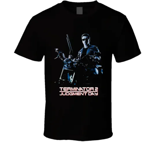 Terminator 2 Judgment Day Arnold Schwarzenegger Movie T-Shirt